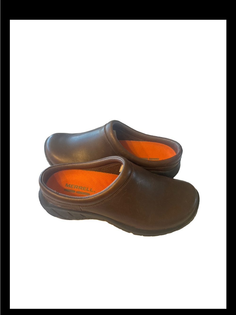 Merrell Women’s Brown Slip-On Clogs/mules Sz 7.5/38 J598432
